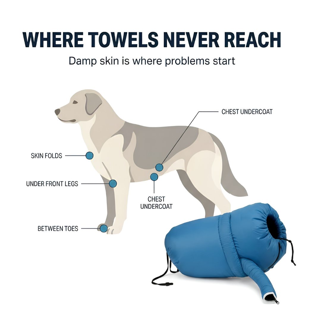 DryHug Hand Free Dog Drying Bag