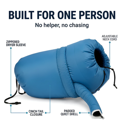 DryHug Hand Free Dog Drying Bag